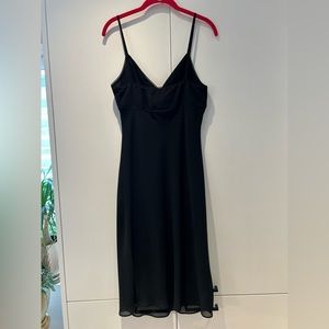 Black simple cocktail dress